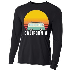 Beach Bum California Hippie Van Cooling Performance Long Sleeve Crew