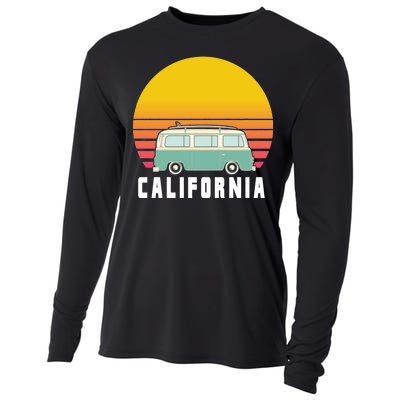 Beach Bum California Hippie Van Cooling Performance Long Sleeve Crew