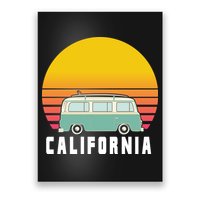 Beach Bum California Hippie Van Poster