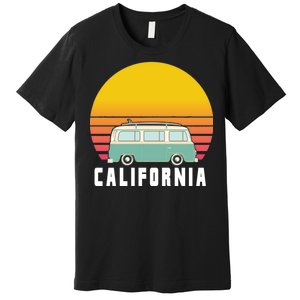 Beach Bum California Hippie Van Premium T-Shirt