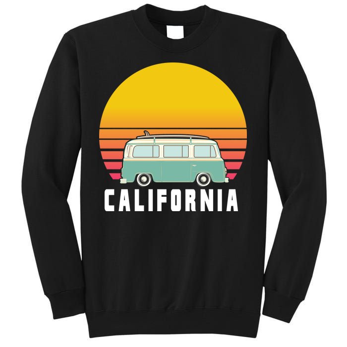 Beach Bum California Hippie Van Tall Sweatshirt