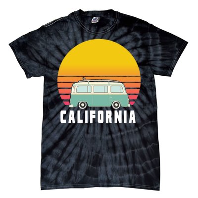 Beach Bum California Hippie Van Tie-Dye T-Shirt