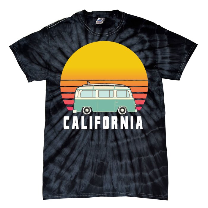 Beach Bum California Hippie Van Tie-Dye T-Shirt