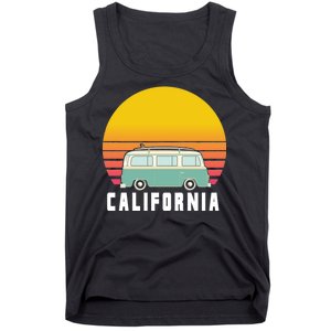 Beach Bum California Hippie Van Tank Top