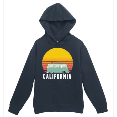 Beach Bum California Hippie Van Urban Pullover Hoodie