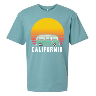 Beach Bum California Hippie Van Sueded Cloud Jersey T-Shirt