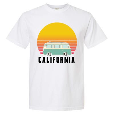 Beach Bum California Hippie Van Garment-Dyed Heavyweight T-Shirt