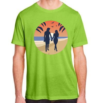 Beach Couple Adult ChromaSoft Performance T-Shirt