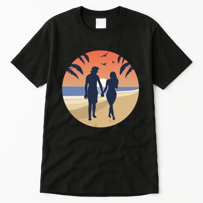 Beach Couple Tall T-Shirt