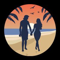 Beach Couple Bucket Hat