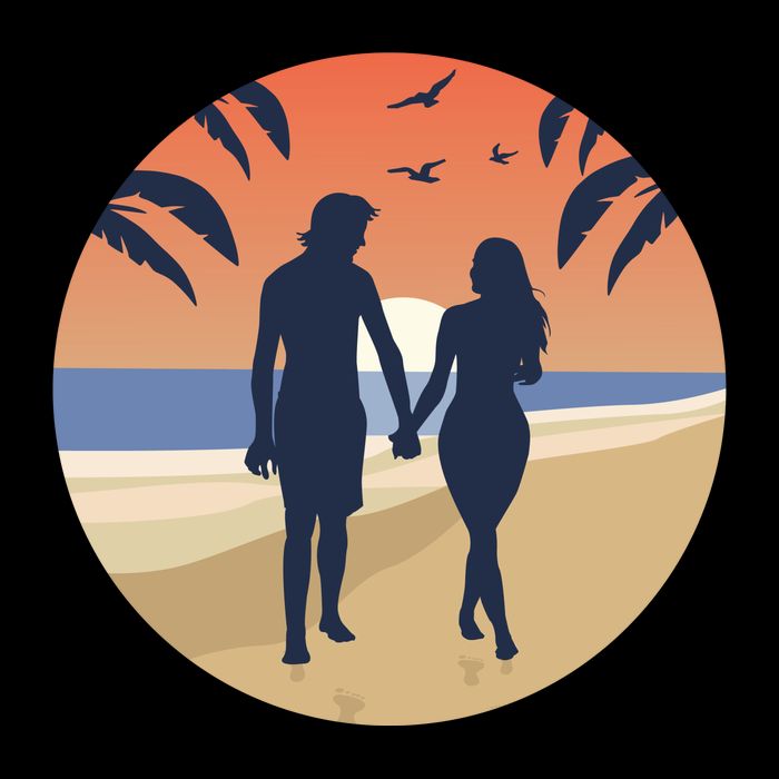 Beach Couple Bucket Hat