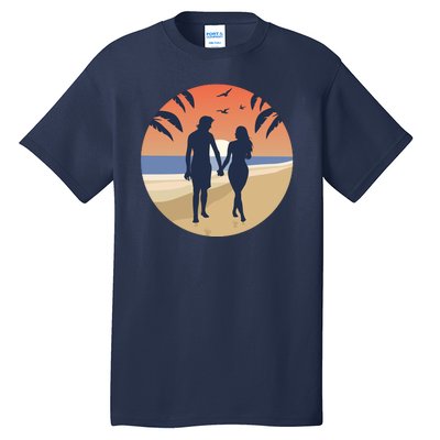 Beach Couple Tall T-Shirt