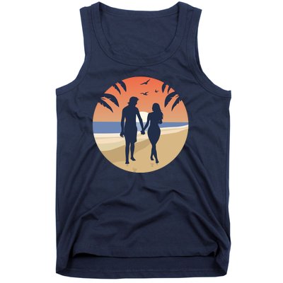 Beach Couple Tank Top