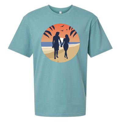 Beach Couple Sueded Cloud Jersey T-Shirt