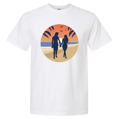 Beach Couple Garment-Dyed Heavyweight T-Shirt