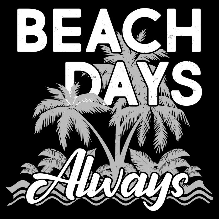 Beach Days Always Cropped Pullover Crew