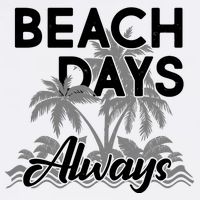 Beach Days Always Garment-Dyed Sweatshirt