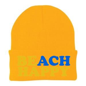 Beach Happy Knit Cap Winter Beanie