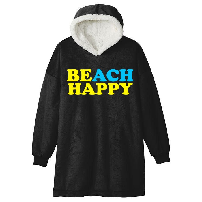 Beach Happy Hooded Wearable Blanket