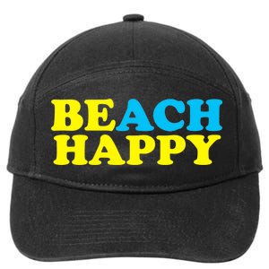 Beach Happy 7-Panel Snapback Hat