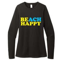 Beach Happy Womens CVC Long Sleeve Shirt