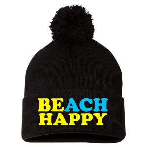 Beach Happy Pom Pom 12in Knit Beanie