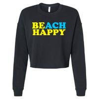 Beach Happy Cropped Pullover Crew