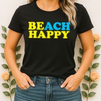 Beach Happy Womens T-Shirt
