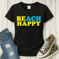 Beach Happy Womens T-Shirt