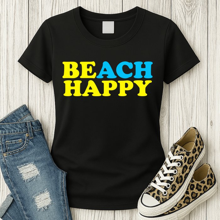 Beach Happy Womens T-Shirt