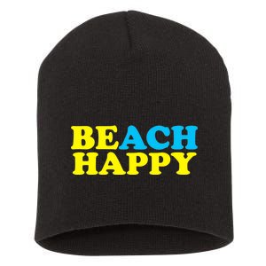 Beach Happy Short Acrylic Beanie