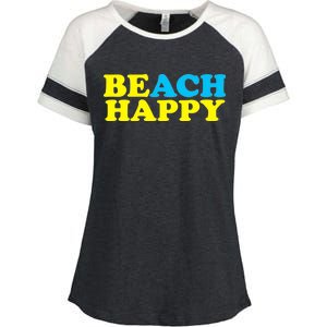 Beach Happy Enza Ladies Jersey Colorblock Tee