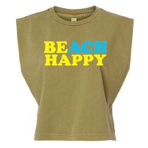 Beach Happy Garment-Dyed Women's Muscle Tee