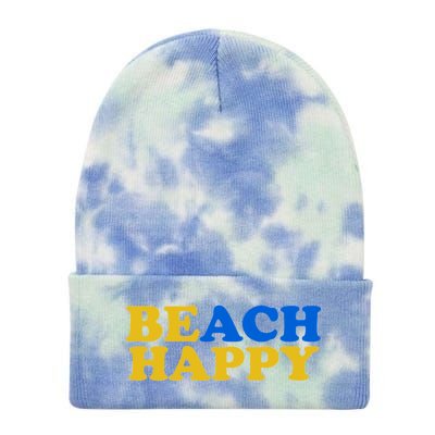 Beach Happy Tie Dye 12in Knit Beanie