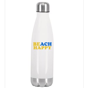 Beach Happy Stainless Steel Insulated Water Bottle