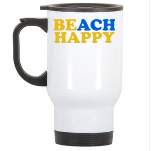 Beach Happy Stainless Steel Travel Mug