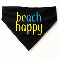 Beach Happy (Be Happy) USA-Made Doggie Bandana