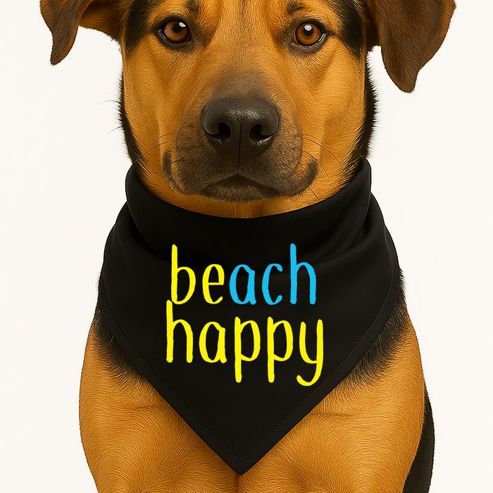 Beach Happy (Be Happy) USA-Made Doggie Bandana