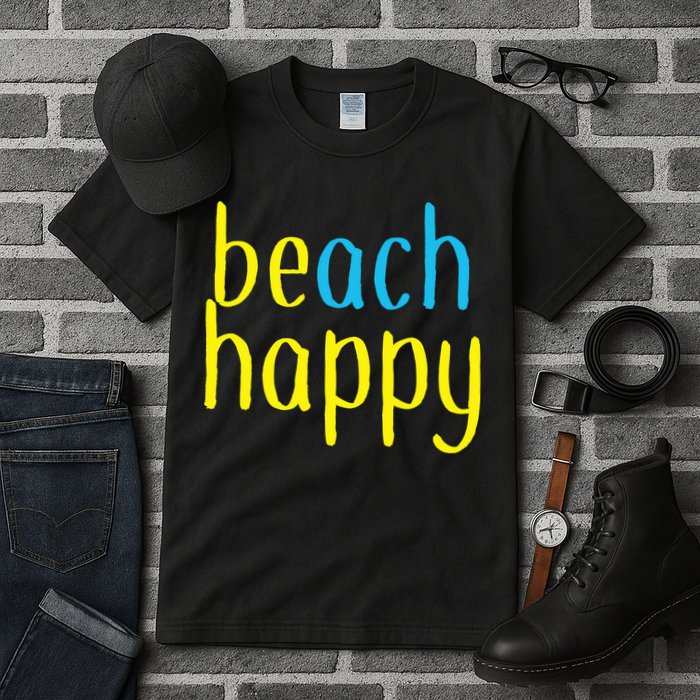 Beach Happy (Be Happy) Tall T-Shirt