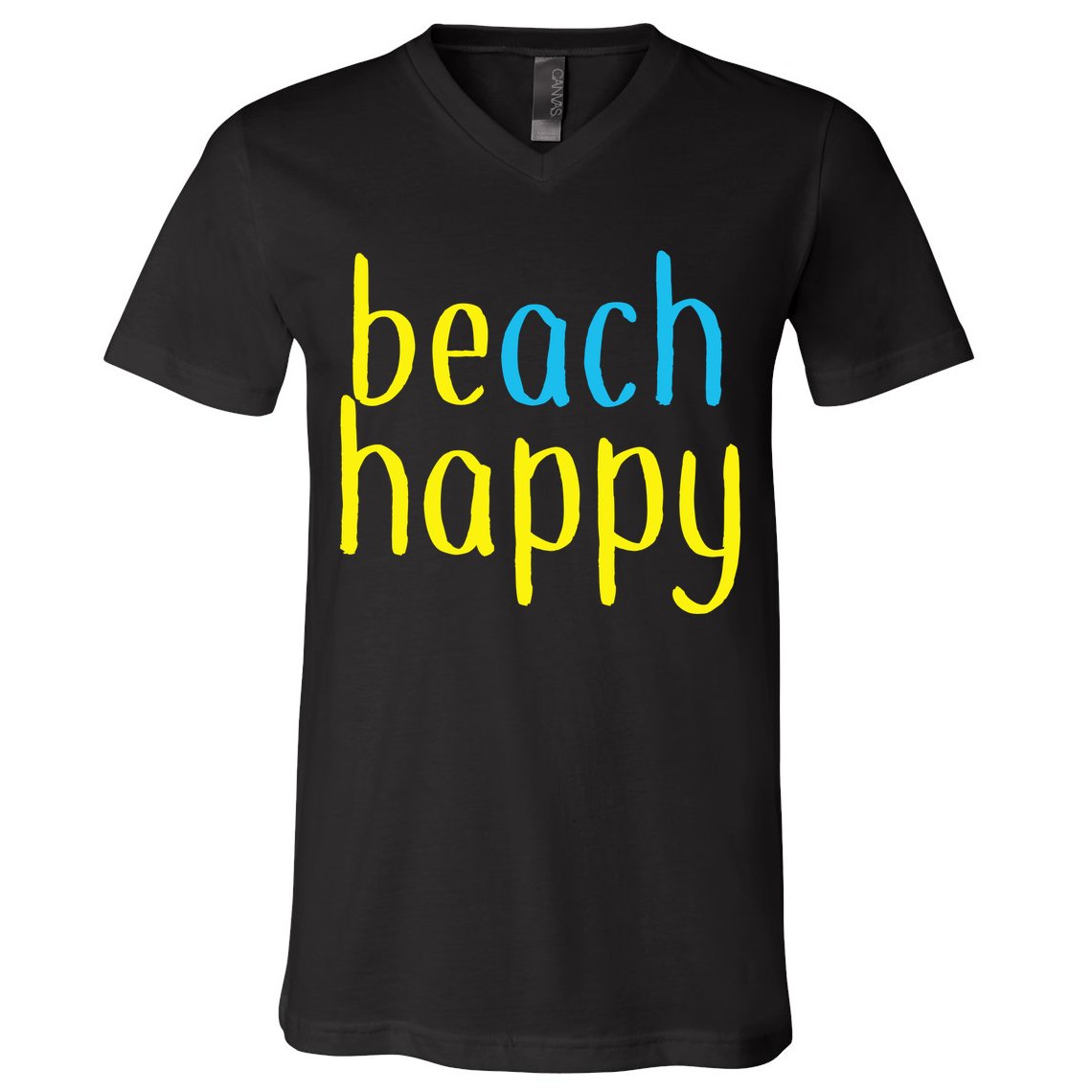 Beach Happy (Be Happy) V-Neck T-Shirt