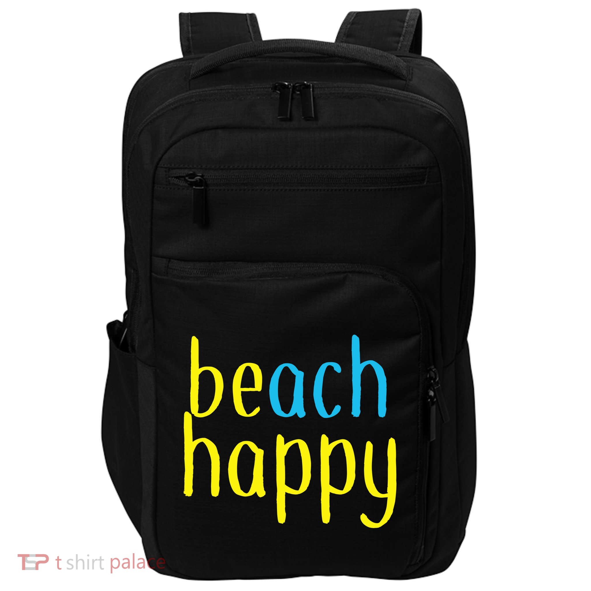 Beach Happy (Be Happy) Impact Tech Backpack