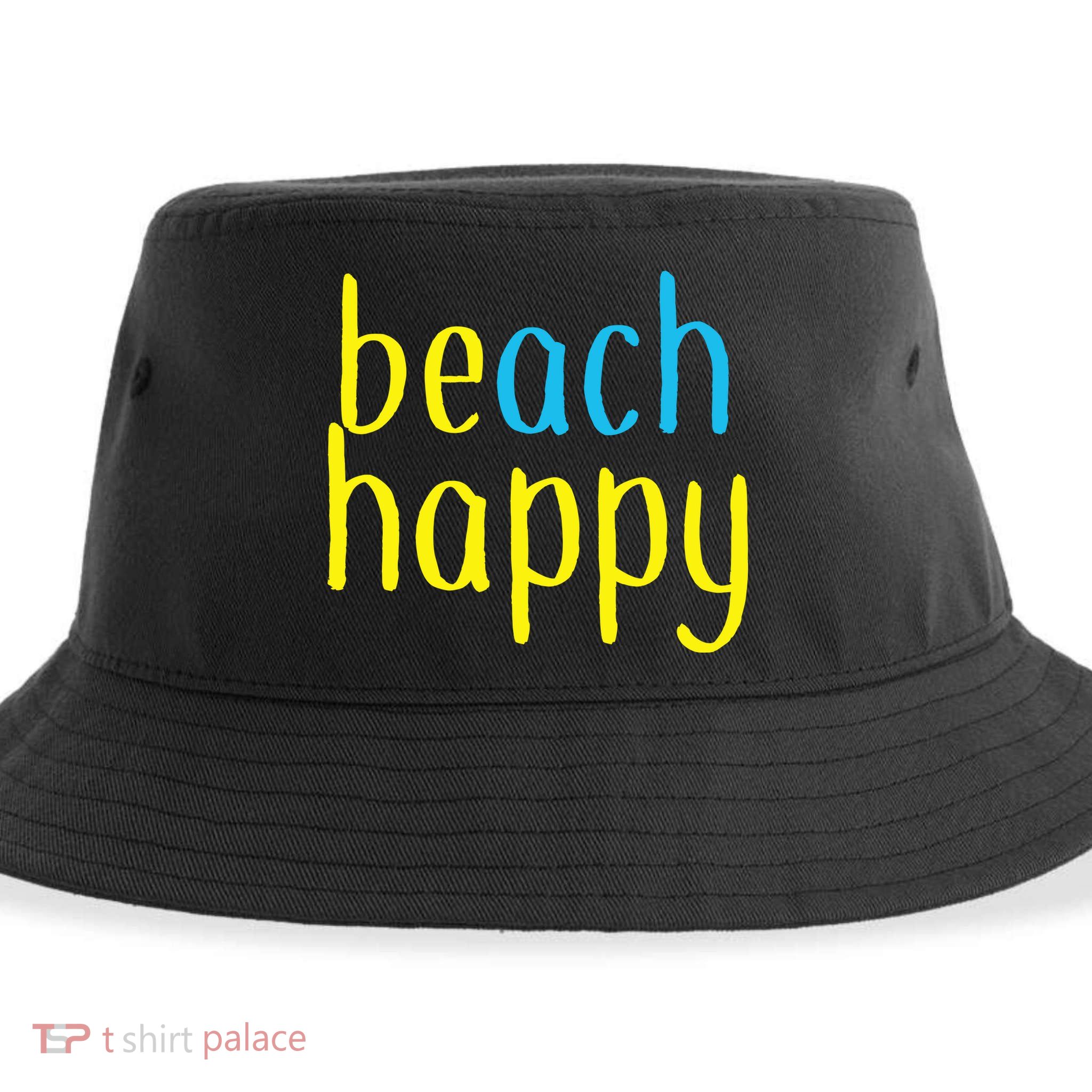 Beach Happy (Be Happy) Sustainable Bucket Hat