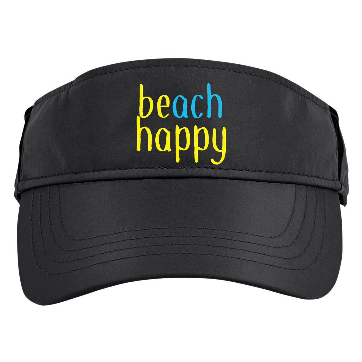 Beach Happy (Be Happy) Adult Drive Performance Visor
