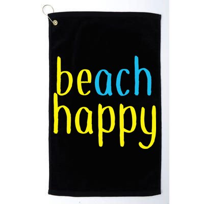 Beach Happy (Be Happy) Golf Towel