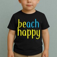Beach Happy (Be Happy) Toddler T-Shirt