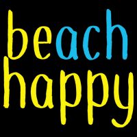 Beach Happy (Be Happy) Toddler T-Shirt