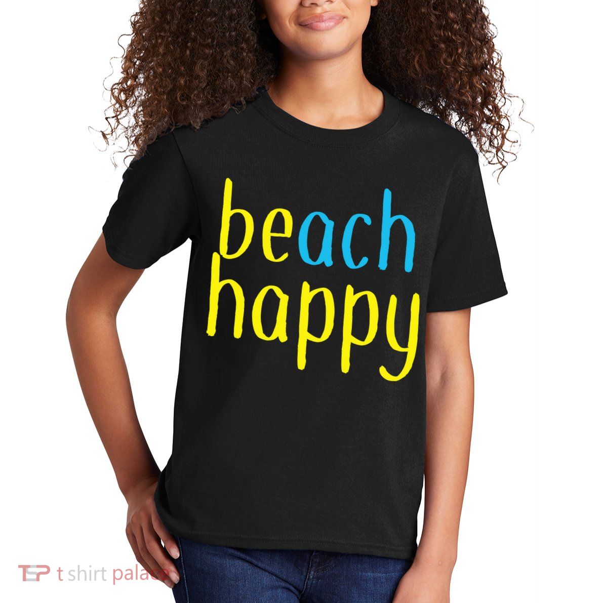 Beach Happy (Be Happy) Kids T-Shirt
