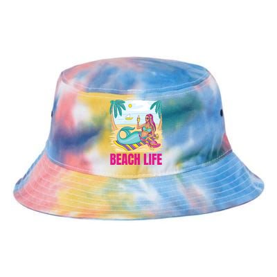 Beach Life Mermaid Tie Dye Newport Bucket Hat