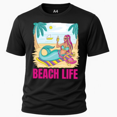 Beach Life Mermaid Performance Shirt
