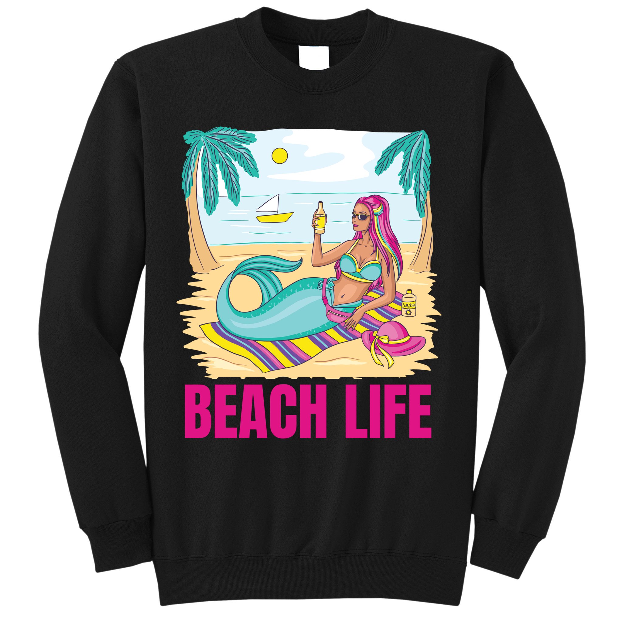 Beach Life Mermaid Sweatshirt